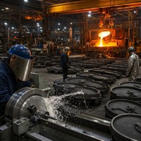 Vanne papillon en fonte ductile LF AWWA C504 ASTM A536 certifiée ISO9001, moulage au sable, tailles personnalisées pour l'automobile et la machinerie