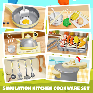 Ensemble de jouets de cuisine en plastique pour enfants filles garçons - Product Image 6
