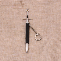 Gantungan Kunci Pedang Aragorn Narthil 12cm, Senjata Abad Pertengahan, Pedang Katana Samurai Logam