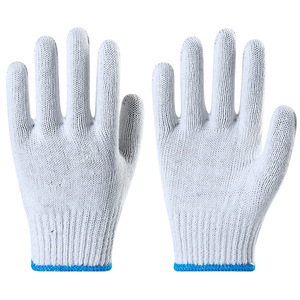 <span class=keywords><strong>Guanti</strong></span> di Sicurezza Industriali in Cotone Bianco, <span class=keywords><strong>Guanti</strong></span> Lavorati a Maglia per Lavori con Sbiancanti - Product Image 1