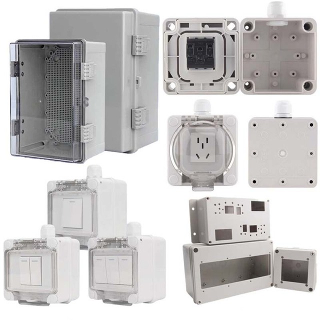 Mass Production Customized Molded Plastic Enclosure Housings ABS Plastic Electronic Enclosure  by Drawing