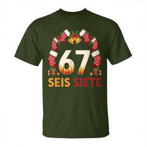 เสื้อยืดคริสต์มาสลายมีม ไซส์ 67 ของขวัญวันหยุด - Product Image 2