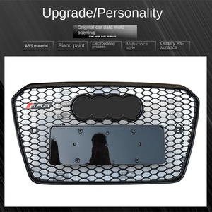 Griglia Anteriore <span class=keywords><strong>Nera</strong></span> Modificata RS5 per <span class=keywords><strong>Audi</strong></span> <span class=keywords><strong>A5</strong></span> 2012-2016, Nuova Condizione, Materiale ABS, Marca LINGRUIDA, Include Bulloni - Product Image 5