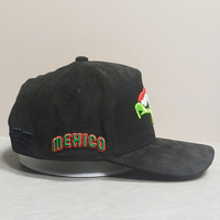Gorra de Béisbol Estructurada de Tela de Gamuza Completa con Visera Curva, Bordado 3D, Unisex, Ajustable, Gorras de Béisbol Personalizadas a la Moda
