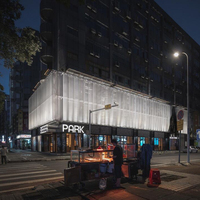 Panneau de façade en aluminium perforé, design creux, revêtement PVDF, pour la décoration extérieure des studios de danse et des salles de répétition