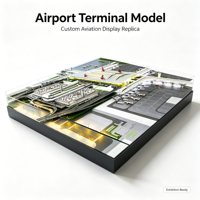 Modèle d'affichage personnalisé des infrastructures aéroportuaires et des terminaux aériens
