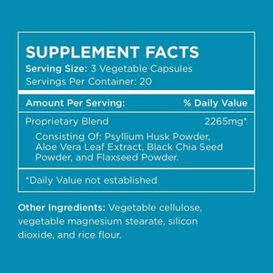 OEM özel etiket hazır kalmak psyalokabuğu kapsülleri sindirim düzensizliği psy, kabuğu, Aloe Vera, teşvik yardımcı olur - Product Image 2