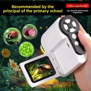 Microscopio Portátil JXD con Pantalla LCD de 2 Pulgadas y Aumento de 1000X para Niños de 5 a 7 Años, Regalo de Cumpleaños Hecho de Plástico Resistente - Product Image 6