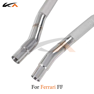 Sistema de escape KA Tuning para Ferrari <span class=keywords><strong>FF</strong></span> <span class=keywords><strong>V12</strong></span> 6.3 con tubo recto y downpipe - Product Image 6