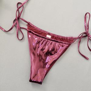 Ensemble de bikini brésilien <span class=keywords><strong>sexy</strong></span> à bretelles métalliques en forme d'étoile, maillot de bain de luxe pour femmes - Product Image 3