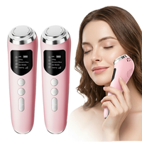 Appareil facial pour usage domestique, masseur facial à micro-courant, massage par vibration froide, lifting du visage, soin de la peau, équipement de beauté en plastique