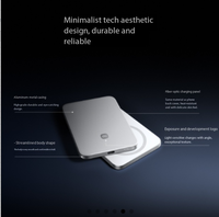 Batterie externe Mijia Jinshajiang à adsorption magnétique ultra-mince 5000 mAh 15W – Produits intelligents pour la maison
