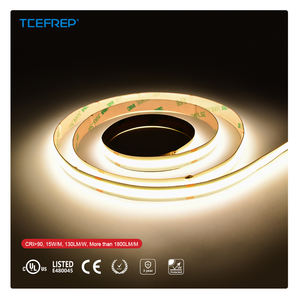Tira de Luz LED COB de Cobre PERFECT, 3000K-6500K, 480 LED/m, CRI90, DC24V, PCB de 10 mm, 130 LM/W, 15 W/M, Cortable cada 50 mm, Flexible, para Paisajismo - Product Image 1