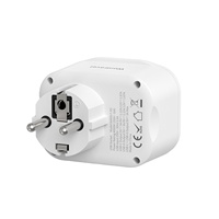 Wontravel PD 20W Alman Schuko Tip C Duvar Avrupa Priz Uzatıcısı Elektrik Priz Adaptörü