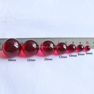 Bán Buôn Giá 3Mm 4Mm 5Mm 6Mm #5 Tổng Hợp Corundum Ngọc Trai Của <span class=keywords><strong>Ruby</strong></span> <span class=keywords><strong>Bead</strong></span> Loose Đá Quý Của <span class=keywords><strong>Ruby</strong></span> Ngọc Cầu - Product Image 3