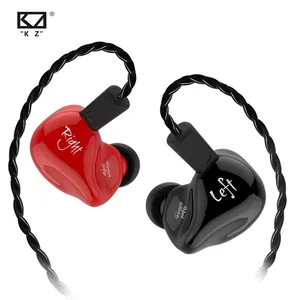 KZ ZS4 Hybrid technologie Stereo-Bass-Headset 1DD 1BA In-Ear-Ohrhörer überwachen Ohrhörer mit Geräusch unterdrückung