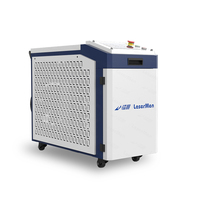 Nouvel équipement de nettoyage au laser à fibre portatif de 1500 W pour les pièces automobiles, les moules, l'acier, l'aluminium et la rouille métallique, facile à transporter
