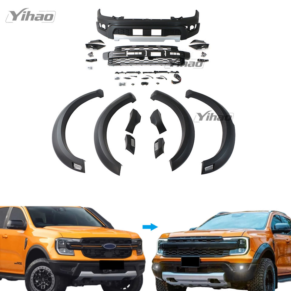 New Arrival Auto Front Bumper Grill Grille Body kits with Led Fender ...