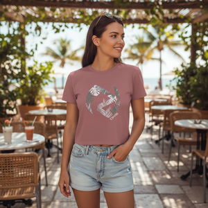 T-shirt di alta qualità da donna in maglia traspirante con colletto a fiocco in seta con scritta diamantata maglia sfuso raccolto Casual per l'estate - Product Image 3