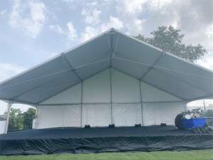 Carpa de concierto al aire libre, estructura de aluminio grande para actuaciones de bandas en vivo, Vista frontal abierta clara para compromiso del público - Product Image 2