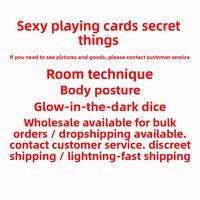 Ensemble de jouets sexuels BDSM Glow Dice & Sex Poker-Jeu de poker érotique pour les couples dans la chambre à coucher, produits alternatifs pour adultes