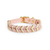 Collier de luxe personnalisé pour chien 2026 – Motif à carreaux en PVC premium, boucle métallique, loisirs toutes saisons, sublimation design