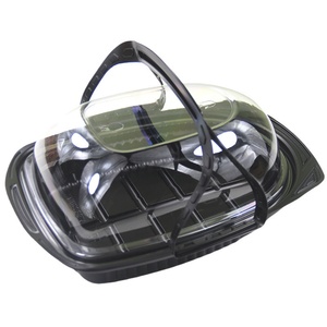 Boîte d'emballage pour poulet rôti, canard, sushi, micro-ondable, à emporter, conteneur en plastique de qualité alimentaire avec gaufrage - Product Image 3