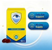 Complément alimentaire pour la santé des yeux en marque privée OEM, luteïne, zéaxanthine, capsules molles, 90 capsules
