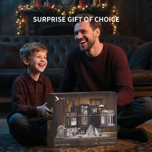 <span class=keywords><strong>Serie</strong></span> creativa Casa de vampiros ornamento modelo de bloques de construcción DIY montaje educativo niños juguetes Festival regalo - Product Image 5