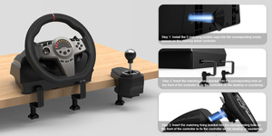 Volante da Gioco per PlayStation Volante per Giochi Ps4/<span class=keywords><strong>Switch</strong></span>/Xbox Series Volante da Corsa Gaming - Product Image 4
