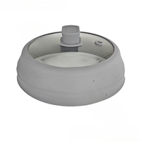 Couvre-aliments pliable en silicone pour micro-ondes, résistant à la chaleur, anti-éclaboussures pour la cuisine