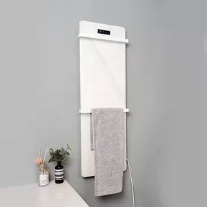 Toallero eléctrico de <span class=keywords><strong>acero</strong></span> <span class=keywords><strong>inoxidable</strong></span> de primera calidad con calentador de losa de <span class=keywords><strong>roca</strong></span> para baños - Product Image 2