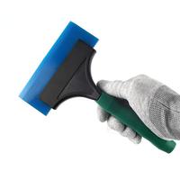 Outil d'application de film pour vitres de voiture, raclette Oxford à long manche pour le nettoyage du pare-brise et le dégommage de l'eau