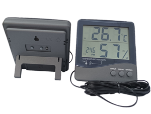 High Quality Large Display Digital Hygrometer & <b>Thermometer</b> In/Out CE Approved - Product Image 4