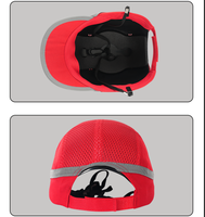 Casque de protection ABS démontable, casque de chantier respirant en maille, protection de la tête, casque de chantier avec  pour l'extérieur