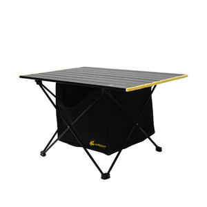 Mesa Plegable de Aluminio para Exteriores, Diseño Moderno y Ligero, Fácil de Transportar, con Bolsillo de Almacenamiento para Camping - Product Image 3