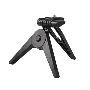 Mini Trípode Plegable de Escritorio con Soporte de Tornillo de 1/4" para Cámaras DSLR, Smartphones, Cámaras de Acción, <span class=keywords><strong>GoPro</strong></span>, Insta360, DJI Osmo 6, <span class=keywords><strong>Webcam</strong></span> - Product Image 2