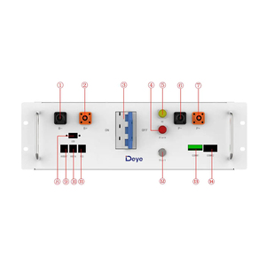 Deye 51.2 V LiFePO4 100Ah pin lithium 61.44kwh <span class=keywords><strong>GE</strong></span>-F60 điện áp cao và biến tần tất cả trong một với <span class=keywords><strong>MSDS</strong></span> chứng nhận - Product Image 2