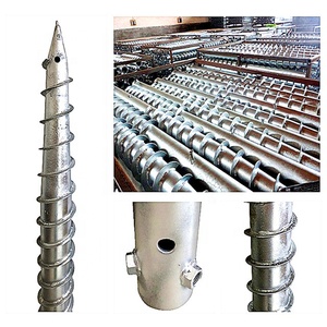 Nhiều Kích Thước Chất Lượng Cao Trái Đất Neo Mặt Đất Vít Nền Tảng Hệ Thống Mạ Kẽm Thép Mặt Đất Cọc Vít - Product Image 1