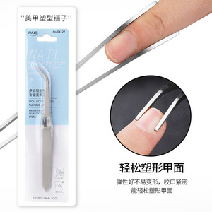 Stainless Steel Shaping Clips Silver Color For <b>Nail</b> Art <b>Extension</b> And Correction Tools - Product Image 3