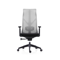Chaise pivotante en maille ergonomique et pliable, siège de luxe, à dossier haut, pour atelier, fauteuil avec repose-pieds