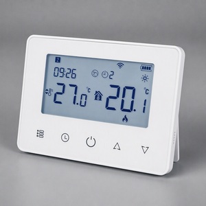 Chaudière à <span class=keywords><strong>gaz</strong></span> moderne à <span class=keywords><strong>prix</strong></span> <span class=keywords><strong>d</strong></span>'usine, chauffage au sol, <span class=keywords><strong>thermostat</strong></span> numérique intelligent sans fil Tuya WiFi pour hôtel et sous-sol - Product Image 2