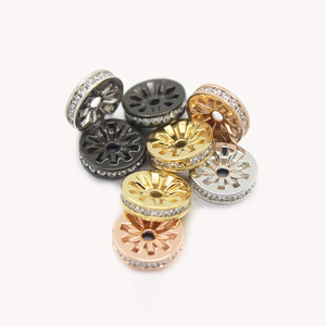 6 millimetri 8 millimetri 10 millimetri Ruota Rondelles Zirconia Branelli Del Distanziatore per il Braccialetto Fatti A Mano Arti e Mestieri - Product Image 4