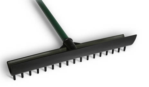 Alliage d'aluminium 17 têtes pour équipement de golf Zone de conduite Piège à sable <span class=keywords><strong>Bunker</strong></span> Rake Golf Lawn Grip Rake Golf Sand Rake - Product Image 2