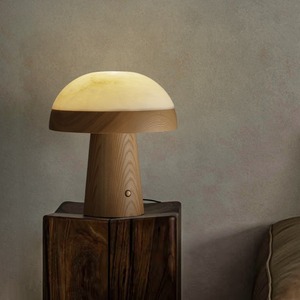 Designer Creative <b>Table</b> <b>Lamp</b> Solid Wood Cloud Stone Led Light Living Room Bedroom <b>Study</b> Desk <b>Lamp</b> - Product Image 3