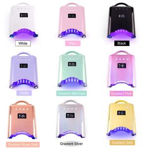 Free Logo 78W High-Power UV Nail Lamp <b>Pedicure</b> Handle Metal Base Detachable Gel Dryer Curing Manicure Salon <b>Tool</b> Wholesale - Product Image 1