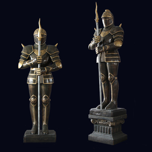 Estatua de Guerrero samurái de tamaño real para decoración de casas rodantes, edificio de oficinas, centro comercial personalizado, escultura, Bar, Club, restaurante - Product Image 5