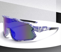 Bettega nouveau film couleur cyclisme lunettes de soleil sport hommes et femmes lunettes de soleil coupe-vent grand cadre UV400 lunettes