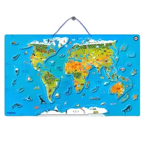MD2142 세계 여행 자기 퍼즐 세계 지리 고급 교육 에이즈