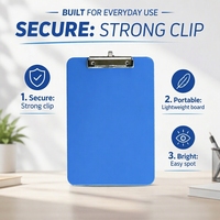 Porte-documents en plastique PP format A4 Kasbo avec porte-stylo